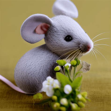 Tiny Little Mouse Graphic · Creative Fabrica