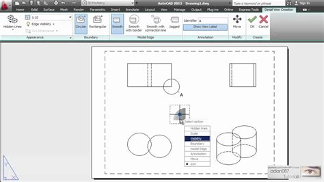 Autocad Creates A Detail View Of A Portion Of A Model Documentation