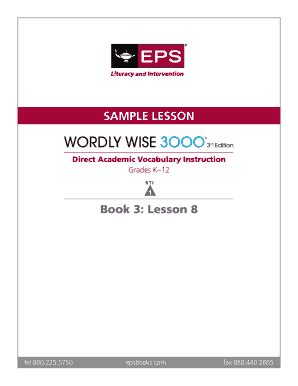 Wordly Wise Book Pdf Complete With Ease Airslate Signnow