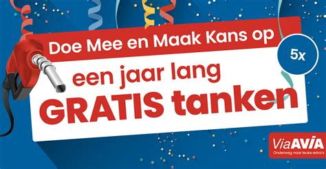 Doe Mee En Maak Kans Op één Jaar Lang Gratis Tanken Avia