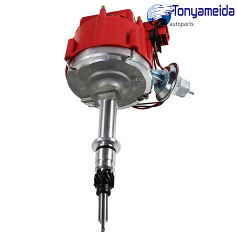 New Hei Distributor Fit For Gm 250 Chevy 292 230 Red Cap Complete 6 Cyl