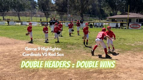 Double Headers Double Wins Tecolote Spring Ball U Machine Pitch