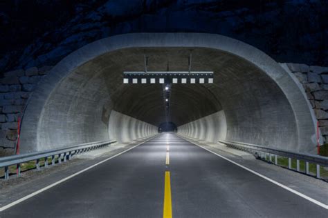 Éclairage LED du tunnel Karistrand en Norvège AEC Illuminazione