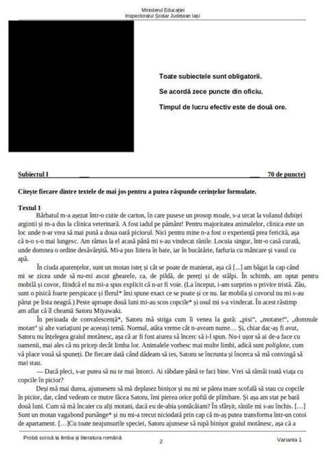 Subiecte Simulare Evaluare Nationala 2023 Pdf Image To U