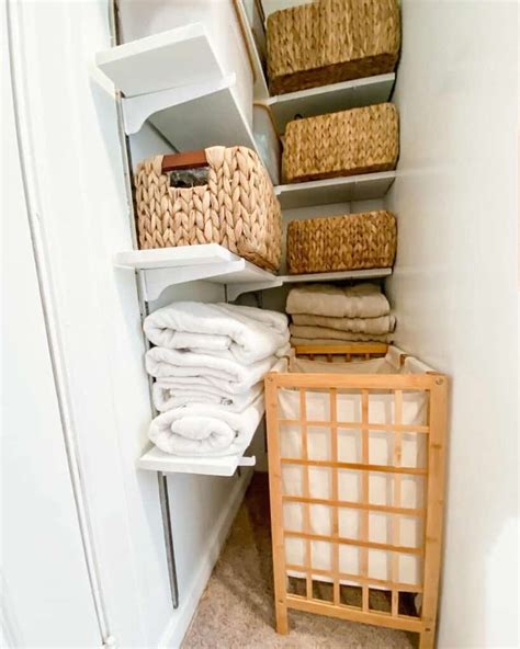 12 Bathroom Closet Ideas For A Clutter-Free Space