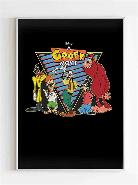 Goofy Movie All Characters Disney Poster