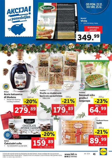 Lidl Srbija Katalog Akcija 1912 25122019 Kuda U Kupovinu