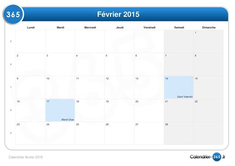 Calendrier F Vrier