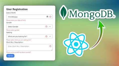 React Save Form Data To Mongodb Database React Js Hook Form Post