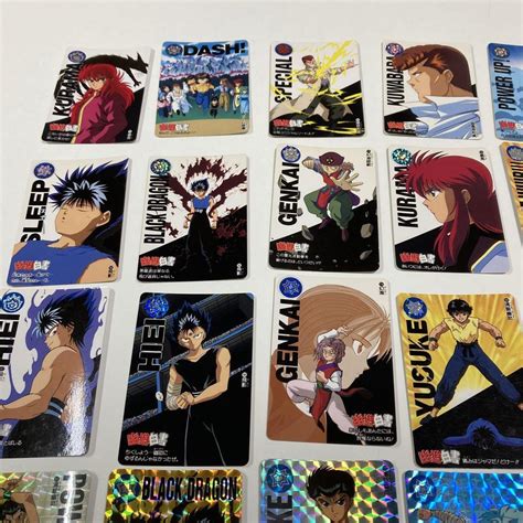 Yu Yu Hakusho Carddass Trading Collectable Cards Vintage Bandai 1990s