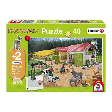 Puzzle Schleich Diversi N En La Granja Ruraltoys