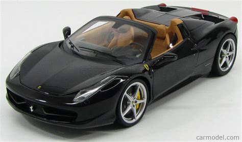 Mattel Hot Wheels Bcj Escala Ferrari Italia Spider Black