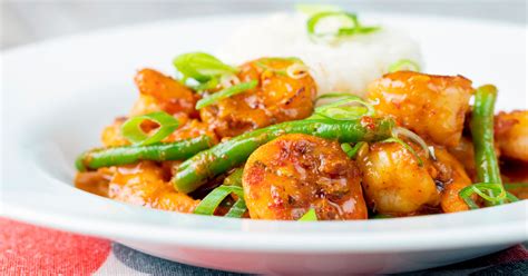 Thai Red Prawn Curry With Green Beans Krumpli