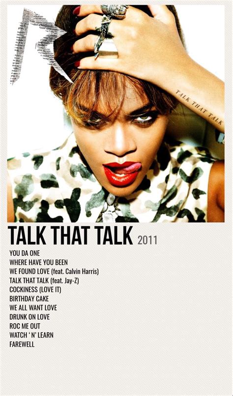 talk that talk | Rihanna album cover, Rihanna albums, Music album covers