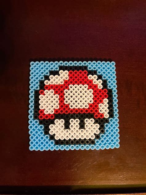 Super Mario Bro Coasters Cool Perler Bead Coasters Etsy