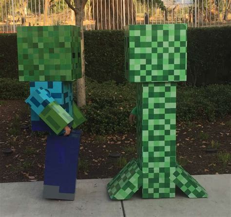 Minecraft Zombie and Creeper Costumes - Costume Yeti