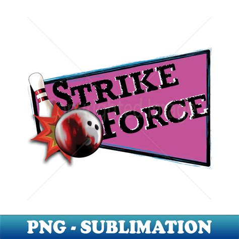 Strike Force - Bowling - 80s Retro Logo - Front Only - Profe - Inspire ...