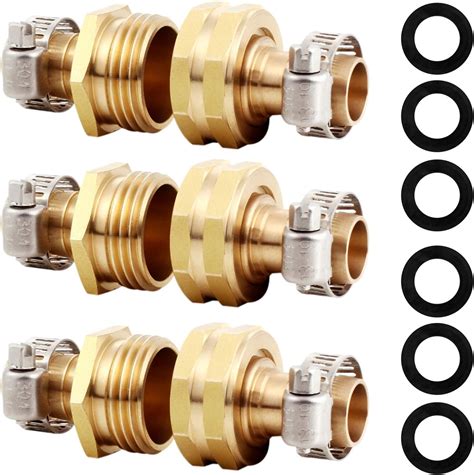 Amazon 3Sets Brass 1 2 Garden Heavy Duty Hose Mender Repair End