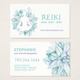 Reiki Business Cards & Templates | Zazzle