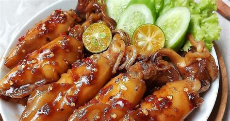 Resep Cumi Sambal Karamel