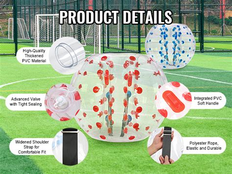 Vevor Inflatable Bumper Balls Pack Ft M Body Sumo Zorb Balls For