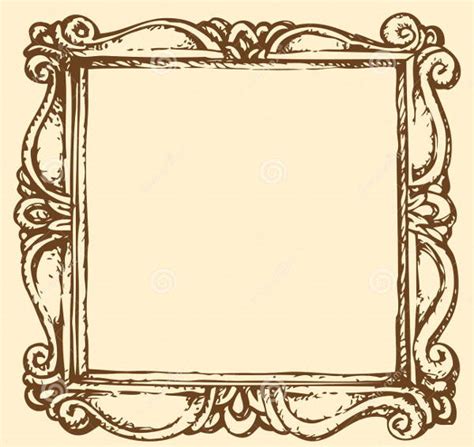 Antique Frame Vector at Vectorified.com | Collection of Antique Frame ...