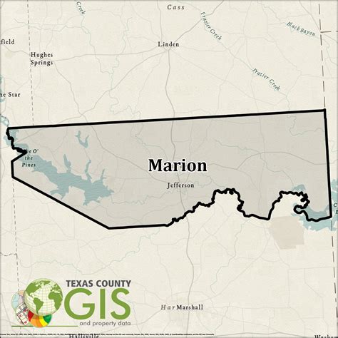 Marion County GIS Shapefile and Property Data - Texas County GIS Data