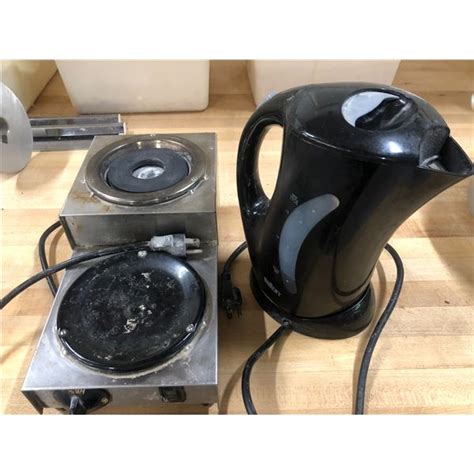 Electric Hot Plate Pot Warmer And Salton Electric Kettle