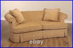 Bernhardt Traditional Custom Upholstered Rolled Arm Sofa Antiques Sofas