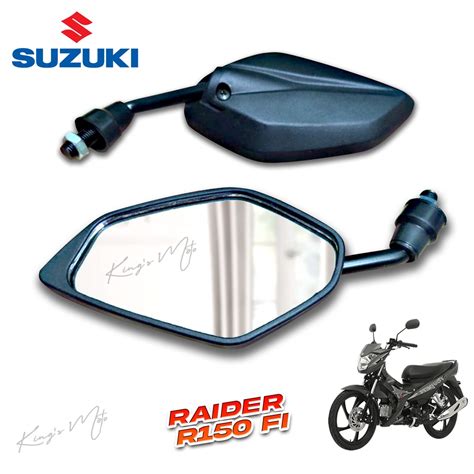 Suzuki Raider R Side Mirror Genuine Parts Short Stem Cod