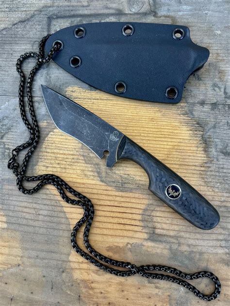 A Custom I Made For A Friends Birthday First Attempt At A Neck Knife