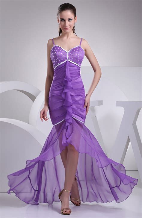 Purple High Low Prom Dresses