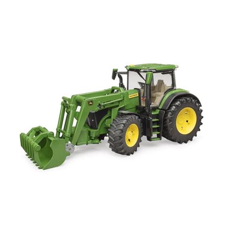 Tracteur John Deere R Avec Fourche Bruder King Jouet V Hicules