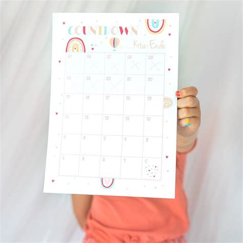 Bald Bist Du Ein Schulkind Countdown Kalender Zur Einschulung