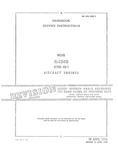 Pratt Whitney Aircraft R 1340 AN 1 Series Service Instructions Part