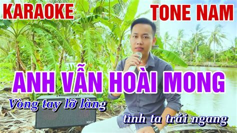 Karaoke Anh V N Ho I Mong Tone Nam Beat Ho Ng Di N Bolero V Ng Tay