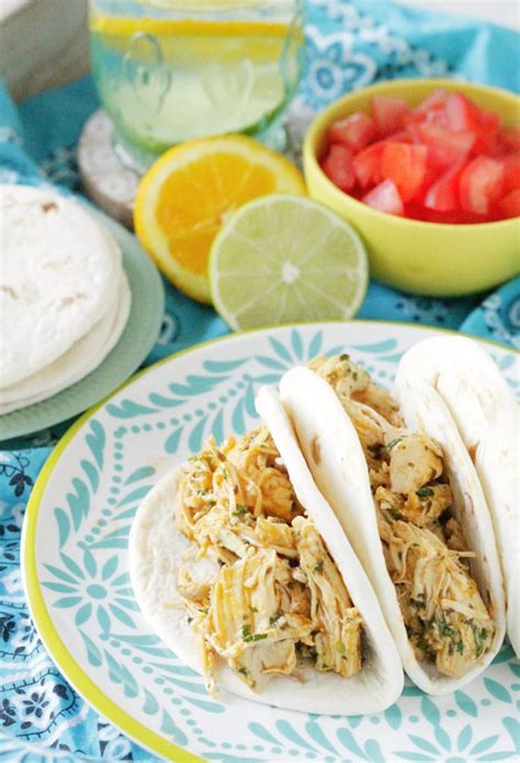 Chicken Soft Tacos - Foodtastic Mom