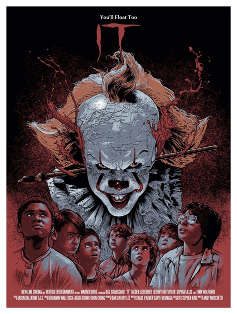 Pennywise Poster Es Pennywise Pennywise The Dancing Clown Movie