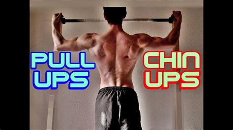 Pull Ups Vs Chin Ups Muscle Differences Youtube