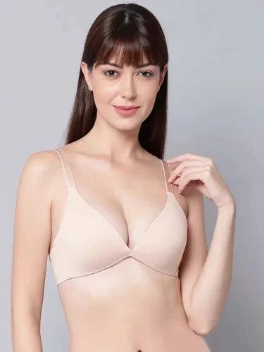 Plain Cotton Blend Women Push Up Lightly Padded Bra At Rs 60 Piece In