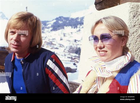 Abba Bjorn And Agnetha In Switzerland In March 1979 Where They Made A