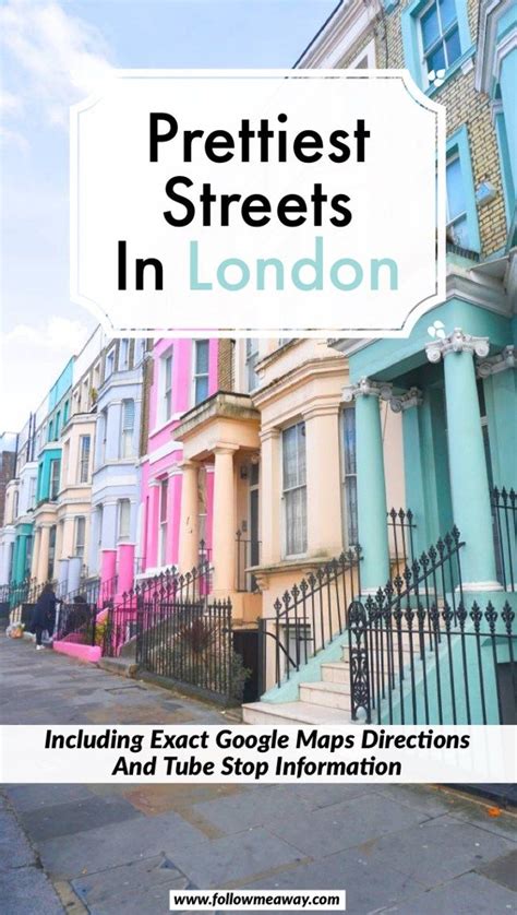 Prettiest Streets In London Map To Find Them London Travel