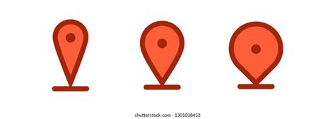 Map Pin Location Icon Set Stock Vector (Royalty Free) 1326251633 ...