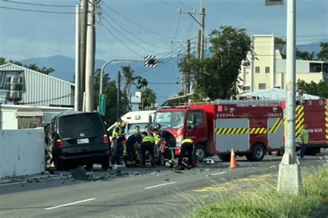 台東知本學生共乘包車被撞 司機命危7學生擦挫傷送醫 上報 Line Today