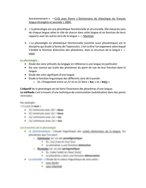 Solution Phon Tique Et Phonologie Studypool