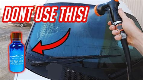 The Best Hydrophobic Coating For Your Windscreen Glass Ceramic Test