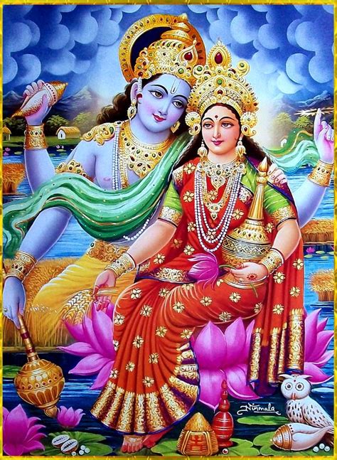 Shri Lakshmi Narayana ॐ Lord Vishnu Wallpapers, Lord - Vishnu Ji And ...