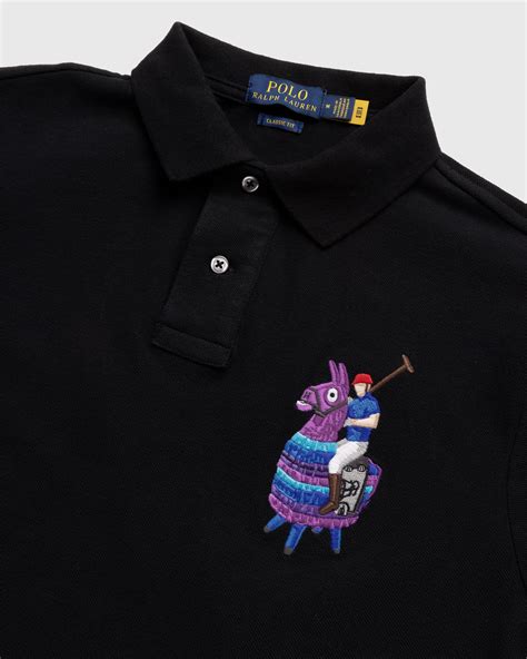 Ralph Lauren X Fortnite Short Sleeve Polo Shirt Black Highsnobiety Shop