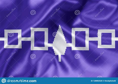 Iroquois Confederacy Flag Illustration Stock Illustration - Illustration of world, travel: 128882528