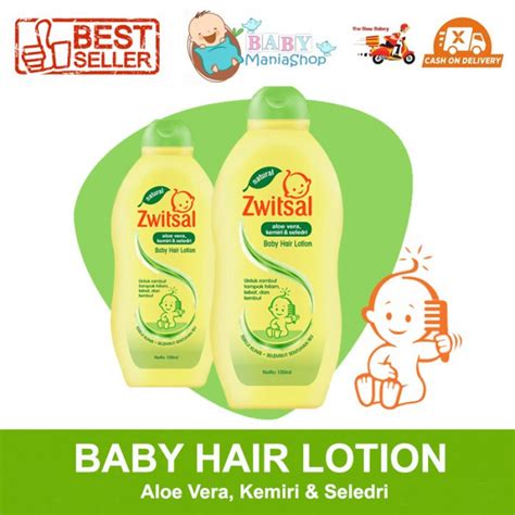 Jual Zwitsal Baby Hair Lotion Aloe Vera Kemiri Seledri 100ml 200ml